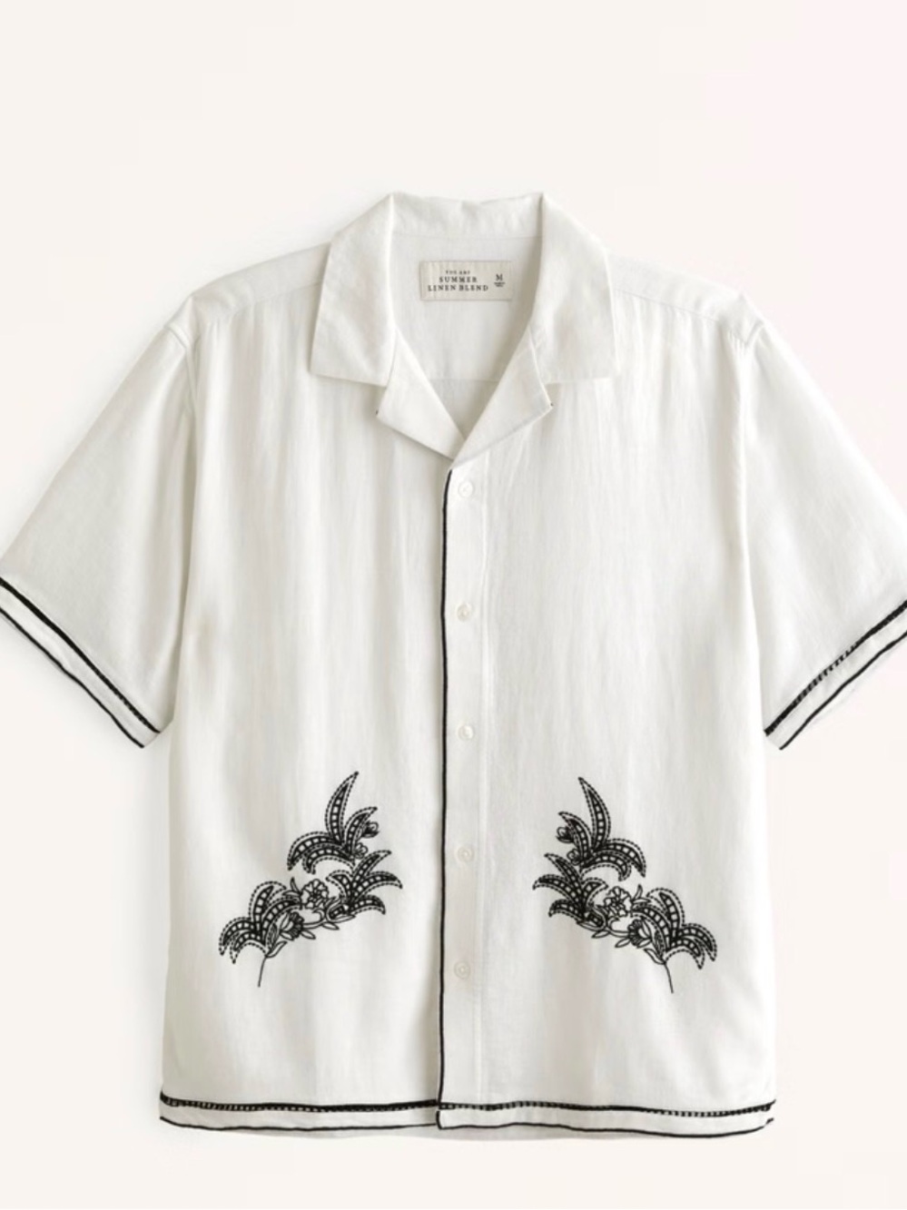Abercrombie Men’s Camp Collar Shirt XSmall